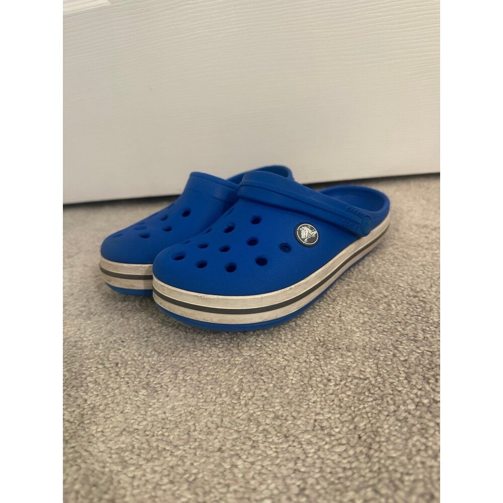 GUC boys blue crocs size 12